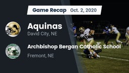 Recap: Aquinas  vs. Archbishop Bergan Catholic School 2020