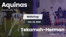 Matchup: Aquinas  vs. Tekamah-Herman  2020