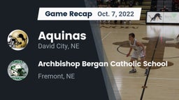 Recap: Aquinas  vs. Archbishop Bergan Catholic School 2022
