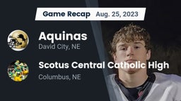 Recap: Aquinas  vs. Scotus Central Catholic High 2023