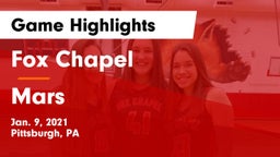 Fox Chapel  vs Mars  Game Highlights - Jan. 9, 2021