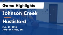 Johnson Creek  vs Hustisford  Game Highlights - Feb. 27, 2024