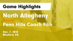 North Allegheny  vs Penn Hills Coach Film Game Highlights - Dec. 7, 2018