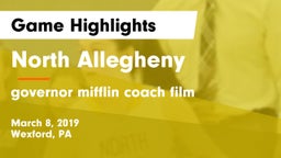 North Allegheny  vs governor mifflin coach film Game Highlights - March 8, 2019