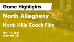 North Allegheny  vs North Hills Coach Film Game Highlights - Jan. 14, 2020