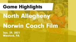 North Allegheny  vs Norwin Coach Film Game Highlights - Jan. 29, 2021