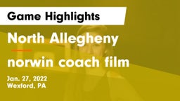 North Allegheny  vs norwin coach film Game Highlights - Jan. 27, 2022
