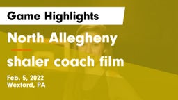 North Allegheny  vs shaler coach film Game Highlights - Feb. 5, 2022