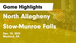 North Allegheny  vs Stow-Munroe Falls  Game Highlights - Dec. 10, 2023