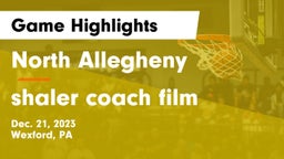 North Allegheny  vs shaler coach film Game Highlights - Dec. 21, 2023