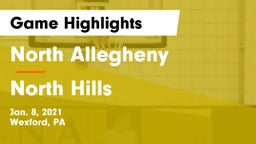 North Allegheny  vs North Hills  Game Highlights - Jan. 8, 2021