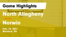 North Allegheny  vs Norwin  Game Highlights - Feb. 13, 2021