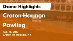 Croton-Harmon  vs Pawling  Game Highlights - Feb 13, 2017