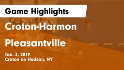 Croton-Harmon  vs Pleasantville Game Highlights - Jan. 3, 2019