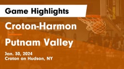 Croton-Harmon  vs Putnam Valley  Game Highlights - Jan. 30, 2024