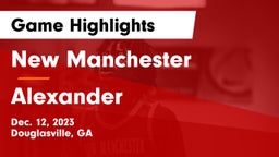 New Manchester  vs Alexander  Game Highlights - Dec. 12, 2023