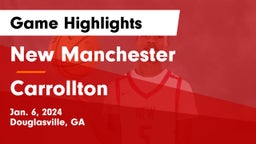 New Manchester  vs Carrollton  Game Highlights - Jan. 6, 2024