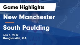 New Manchester  vs South Paulding  Game Highlights - Jan 3, 2017