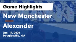 New Manchester  vs Alexander  Game Highlights - Jan. 14, 2020