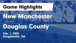 New Manchester  vs Douglas County  Game Highlights - Feb. 1, 2020