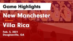 New Manchester  vs Villa Rica  Game Highlights - Feb. 5, 2021
