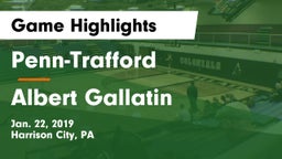 Penn-Trafford  vs Albert Gallatin Game Highlights - Jan. 22, 2019