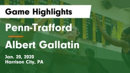 Penn-Trafford  vs Albert Gallatin Game Highlights - Jan. 20, 2020
