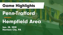 Penn-Trafford  vs Hempfield Area  Game Highlights - Jan. 28, 2020