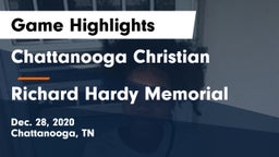 Chattanooga Christian  vs Richard Hardy Memorial  Game Highlights - Dec. 28, 2020