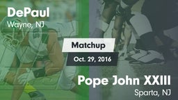 Matchup: DePaul  vs. Pope John XXIII  2016