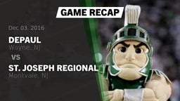 Recap: DePaul  vs. St. Joseph Regional  2016