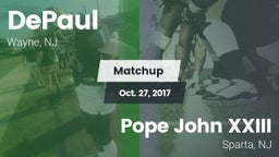 Matchup: DePaul  vs. Pope John XXIII  2017