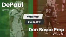 Matchup: DePaul  vs. Don Bosco Prep  2019