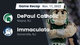 Recap: DePaul Catholic  vs. Immaculata  2022