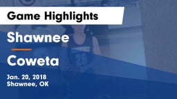 Shawnee  vs Coweta  Game Highlights - Jan. 20, 2018