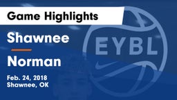 Shawnee  vs Norman  Game Highlights - Feb. 24, 2018