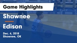 Shawnee  vs Edison  Game Highlights - Dec. 6, 2018