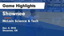 Shawnee  vs McLain Science & Tech  Game Highlights - Dec. 8, 2018