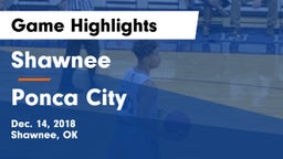 Shawnee  vs Ponca City  Game Highlights - Dec. 14, 2018