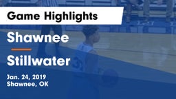 Shawnee  vs Stillwater  Game Highlights - Jan. 24, 2019