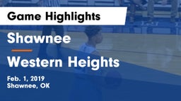 Shawnee  vs Western Heights  Game Highlights - Feb. 1, 2019