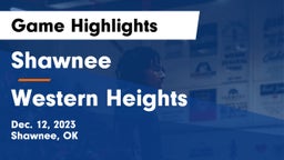 Shawnee  vs Western Heights  Game Highlights - Dec. 12, 2023