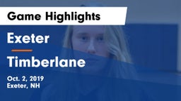 Exeter  vs Timberlane  Game Highlights - Oct. 2, 2019