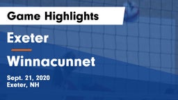 Exeter  vs Winnacunnet  Game Highlights - Sept. 21, 2020