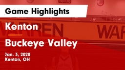 Kenton  vs Buckeye Valley  Game Highlights - Jan. 3, 2020