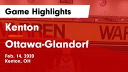 Kenton  vs Ottawa-Glandorf  Game Highlights - Feb. 14, 2020