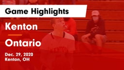 Kenton  vs Ontario  Game Highlights - Dec. 29, 2020
