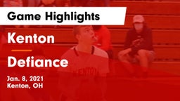 Kenton  vs Defiance  Game Highlights - Jan. 8, 2021