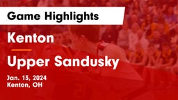 Kenton  vs Upper Sandusky  Game Highlights - Jan. 13, 2024