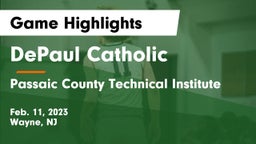 DePaul Catholic  vs Passaic County Technical Institute Game Highlights - Feb. 11, 2023